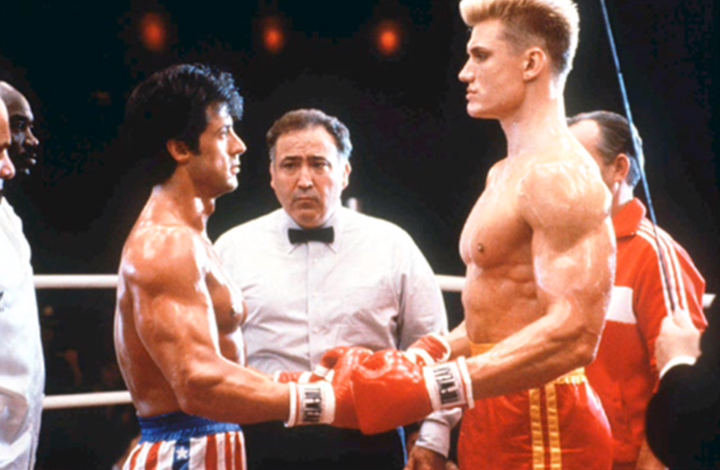 1. Rocky IV. Självklart är alla Rocky-filmerna motiverande, men det är någonting särskilt när Rocky ska möta ryssen som dräpt hans sidekick Apollo Creed. 1. Rocky IV. Självklart är alla Rocky-filmerna motiverande, men det är någonting särskilt när Rocky ska möta ryssen som dräpt hans sidekick Apollo Creed.